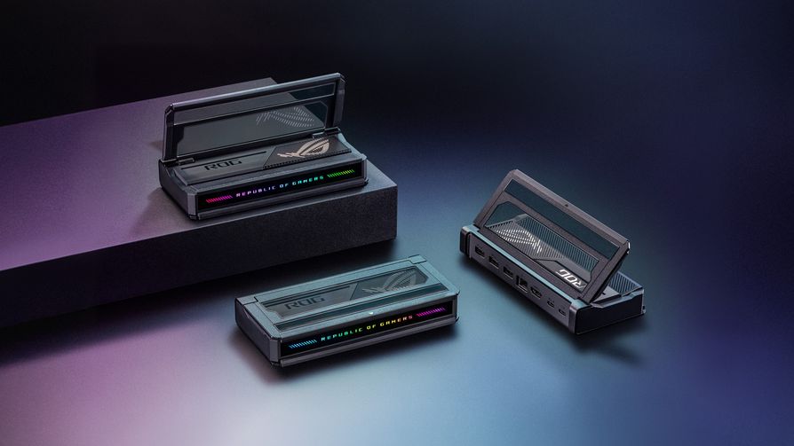 ROG Bulwark 電競擴充基座採輕巧便攜的7合1擴充設計，具備強大的影像輸出能力。